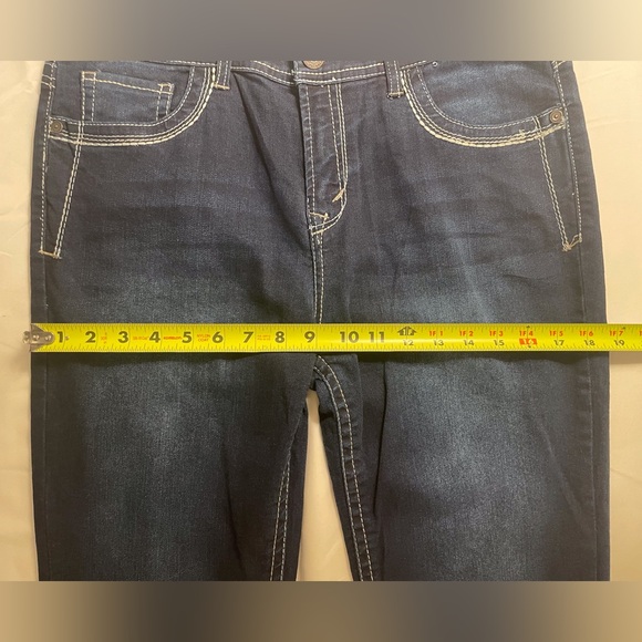 Wallflower Bootcut Legendary InstaStretch Classic Fit Jeans Dark Wash Size 13 - Picture 9 of 16
